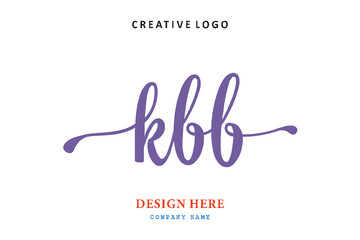 KBB lettering logo is simple, easy to understand and authoritative