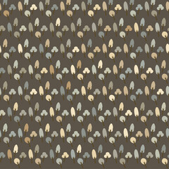 The Green Trees Patterns, Seamless Pattern