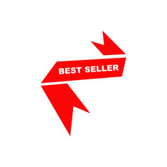 Best seller label icon design template