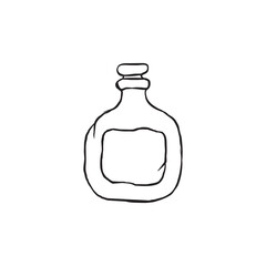 Bottle icon logo design template