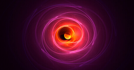 3D rendering abstract mandala fractal background