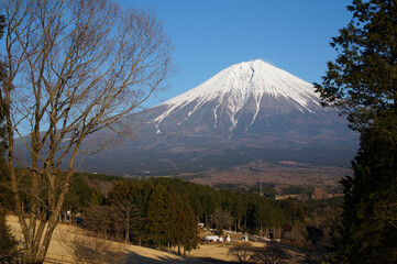 まかいの牧場から望む富士山
