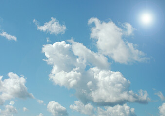 Cloudy sky background