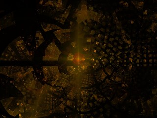 Imaginatory fractal background Image