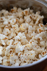 自宅でポップコーン作り