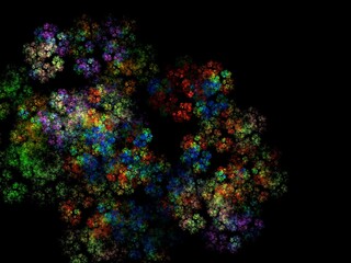 Imaginatory fractal background Image