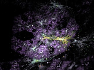 Imaginatory fractal background Image