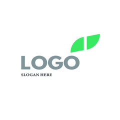 Logo of a residential house. Modern housing. Logo design vector. Apartment Logo. Real estate. Green Mansion 