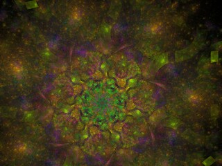 Imaginatory fractal background Image