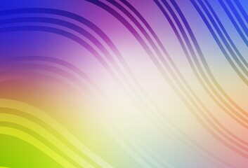 Obraz premium Light Multicolor vector background with lines.