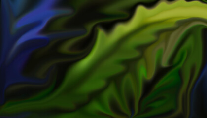 Abstract blurry green plant background.