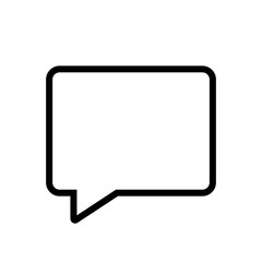 Fototapeta premium chat speech bubble icon