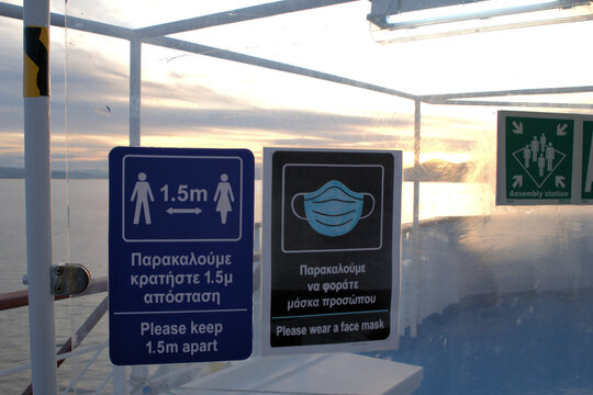 COVID-19 prevention measures on board