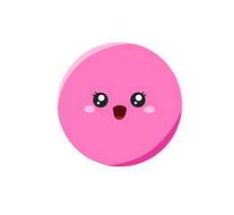 Geometric funny shapes cute kids colorful vector. 