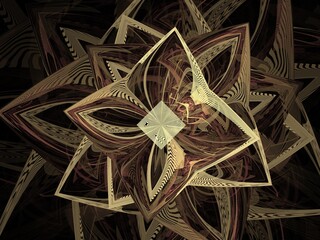 Imaginatory fractal background Image