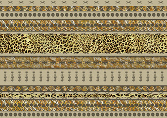	
abstract leopard print texture design