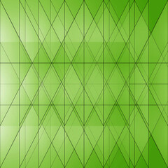 Fototapeta na wymiar Seamless pattern of green triangles on a light background for textile.
