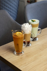 Warm winter drinks. Fruit hot drinks.
