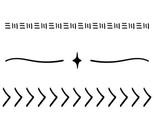 ハンドレタリング　飾り線・フレーム