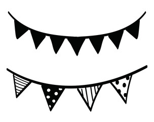 ハンドレタリング　飾り線・フレーム