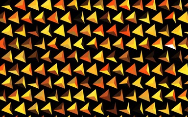 Dark Orange vector pattern with polygonal style.