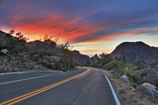 Chisos Mountain Basin in Big Bend National park