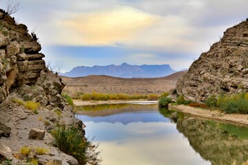 Big Bend National Park viewed from Santa Elena Canyon