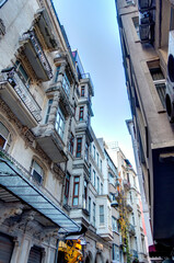 Fototapeta na wymiar Beyoglu landmarks, Istanbul