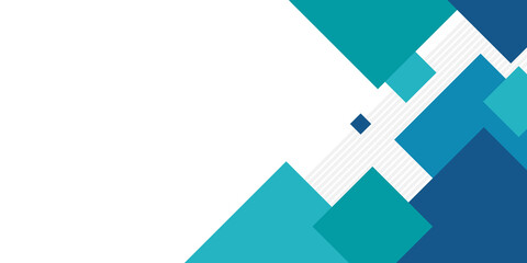 Blue geometric technological background. Template brochure and layout design.  Blue white technology presentation on white background with grey lines