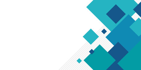 Blue geometric technological background. Template brochure and layout design.  Blue white technology presentation on white background with grey lines