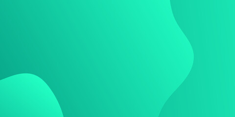 Green background with curve wave lines