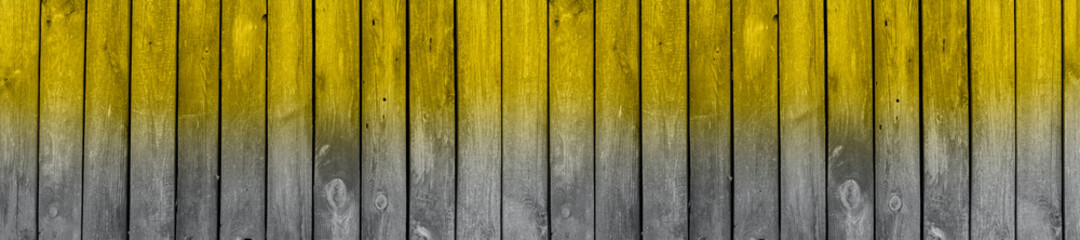 Horizontal panel yellow grey pastel wood. Wooden background.