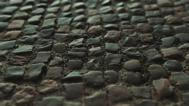 Stone blocks in the walkway