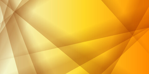 Modern simple orange yellow abstract background with line stripes and overlap shadowed lines