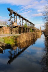 Fototapeta premium Industrial Ruin in North Rhine Westphalia, Germany 