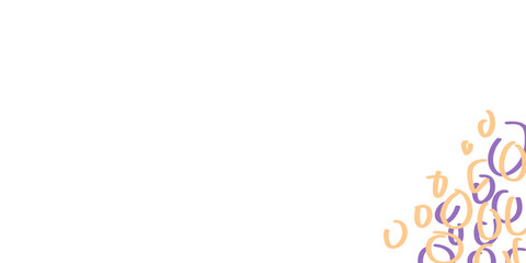 Simple minimal purple yellow hand drawn abstract lines background for presentation