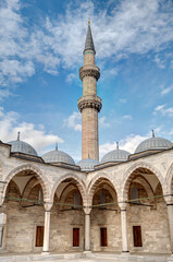 Fototapeta na wymiar Suleymaniye Mosque, Istanbul, HDR Image