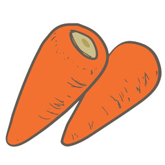 食物繊維の多い野菜、人参