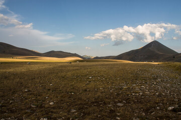 Naklejka premium view of Campo Imperatore in Italy