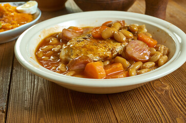 British pork cassoulet