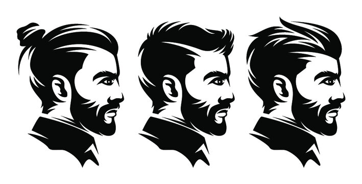 Men Hair Logo - Free Vectors & PSDs to Download