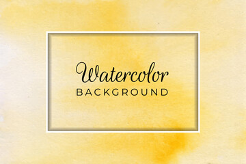 Obraz premium Abstract hand painted orange and yellow watercolor texture background