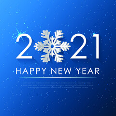 Realistic High Quality Happy New Year on Gradient Background . Isolated Vector Elements