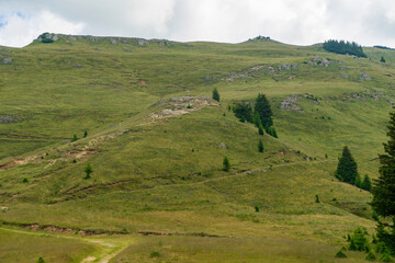 Obraz premium View from Bucegi mountains, Romania, Bucegi National Park