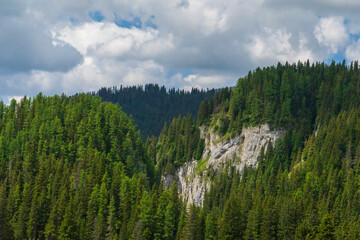 View from Bucegi mountains, Romania, Bucegi National Park