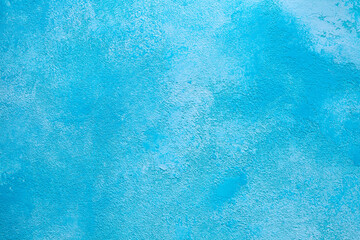 Blue hand-painted canvas backdrop, place for text