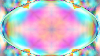 Abstract iridescent rainbow background