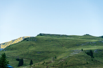 Fototapeta premium View from Bucegi mountains, Romania, Bucegi National Park