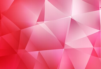 Fototapeta premium Light Red vector abstract mosaic pattern.