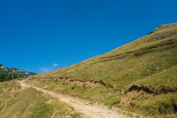 View from Bucegi mountains, Romania, Bucegi National Park